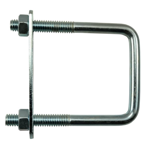 Midwest Fastener Square U-Bolt, 5/16"-18, 2 in W, 3 in H, Zinc Plated Steel, 10 PK 52280 - main